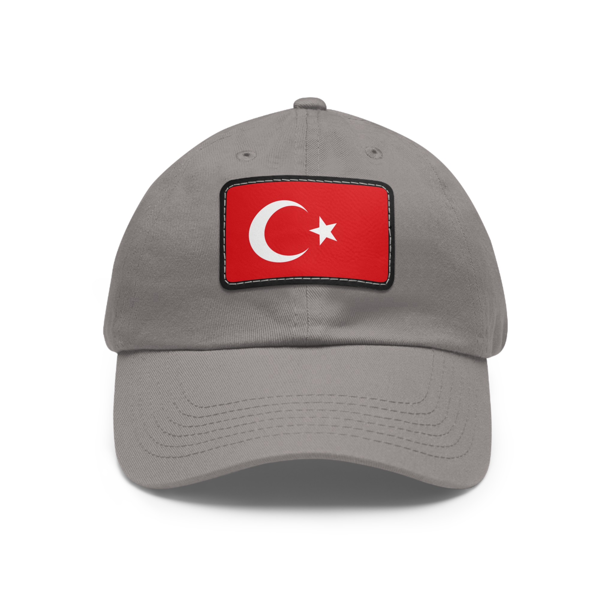 Turkish Flag Leather Patch Premium Baseball Cap (Unisex) - Image 6
