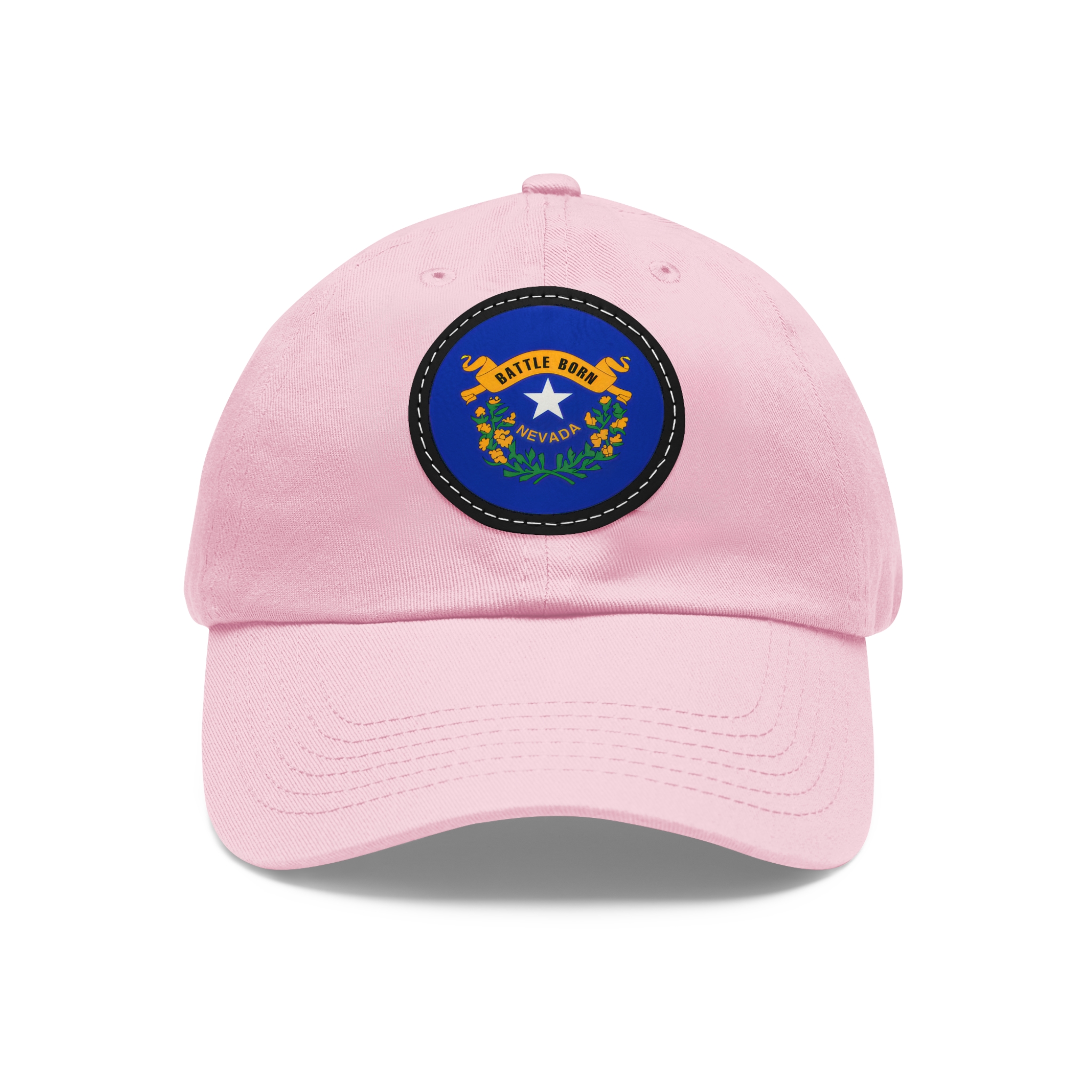 Nevada "Battle Born" Leather Patch Baseball Cap (Unisex) - Image 14