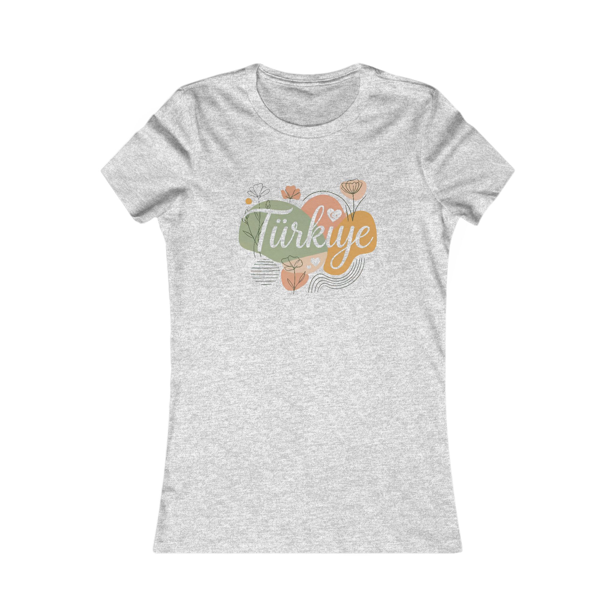 Boho Turkiye Floral Love Art – Women's Favorite T-Shirt - Image 8
