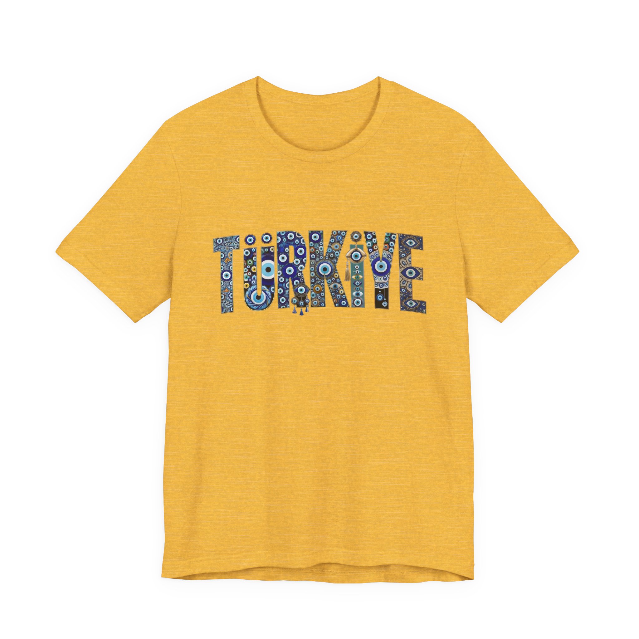 Turkiye Nazar Graphic T-shirt | Turkish Evil Eye Talisman Art - Image 10