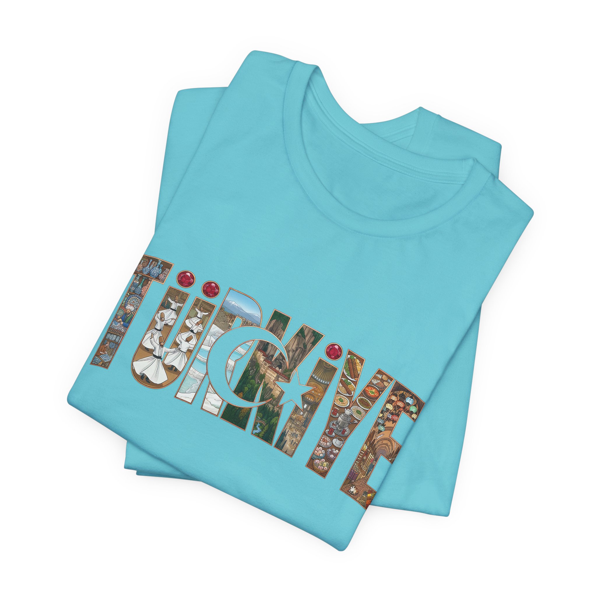 Turkiye Graphic Art T-shirt | Turkish Travel Souvenir Tee - Image 13