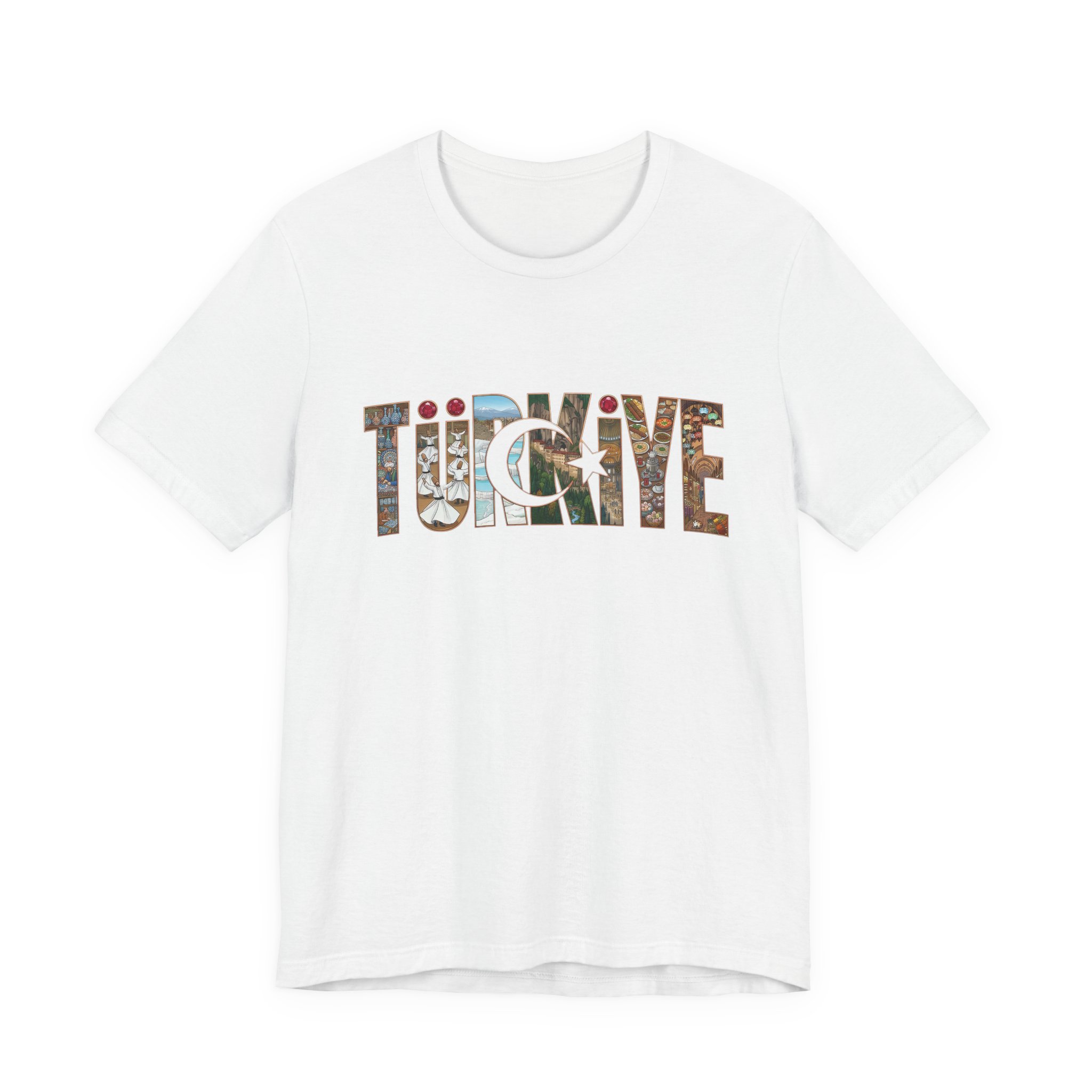 Turkiye Graphic Art T-shirt | Turkish Travel Souvenir Tee - Image 3