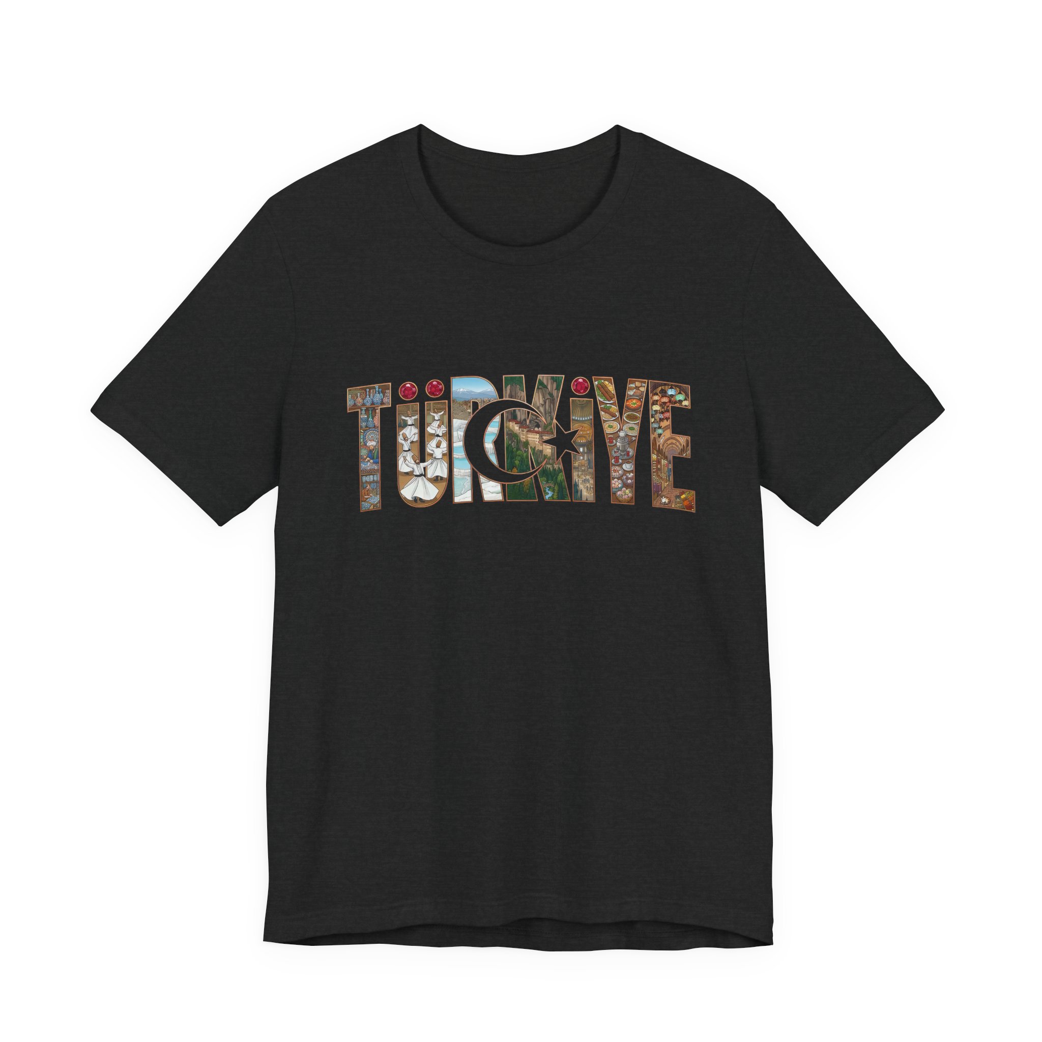 Turkiye Graphic Art T-shirt | Turkish Travel Souvenir Tee - Image 10