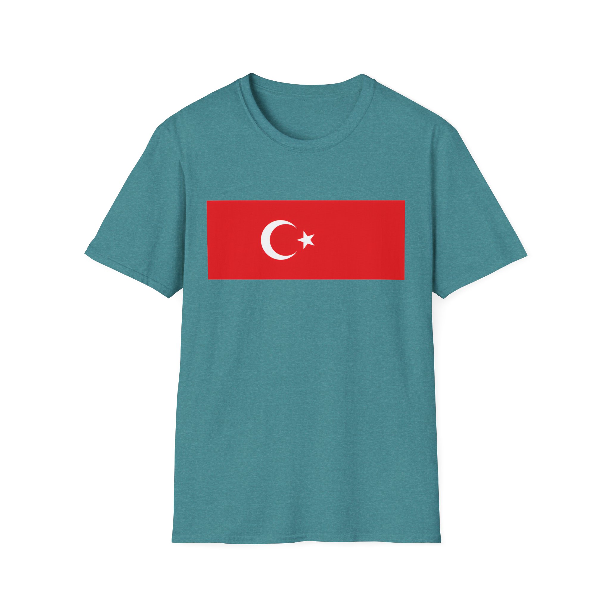 Republic of Turkiye Flag Graphic Unisex Cotton T-Shirt - Image 15