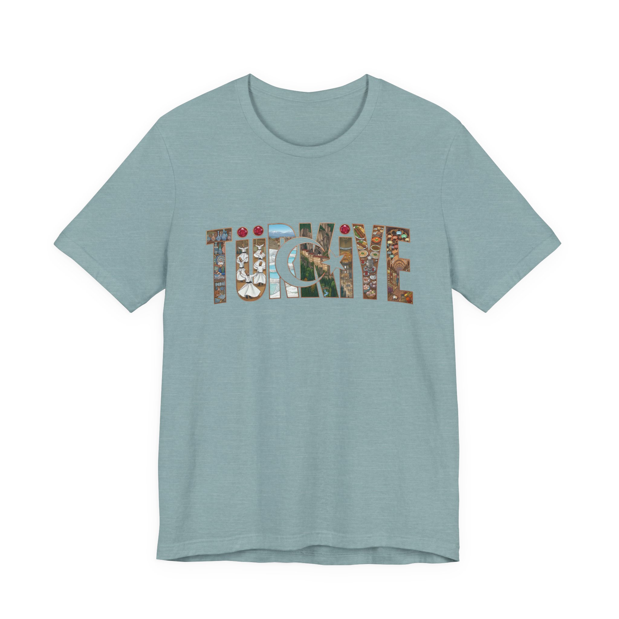 Turkiye Graphic Art T-shirt | Turkish Travel Souvenir Tee - Image 11