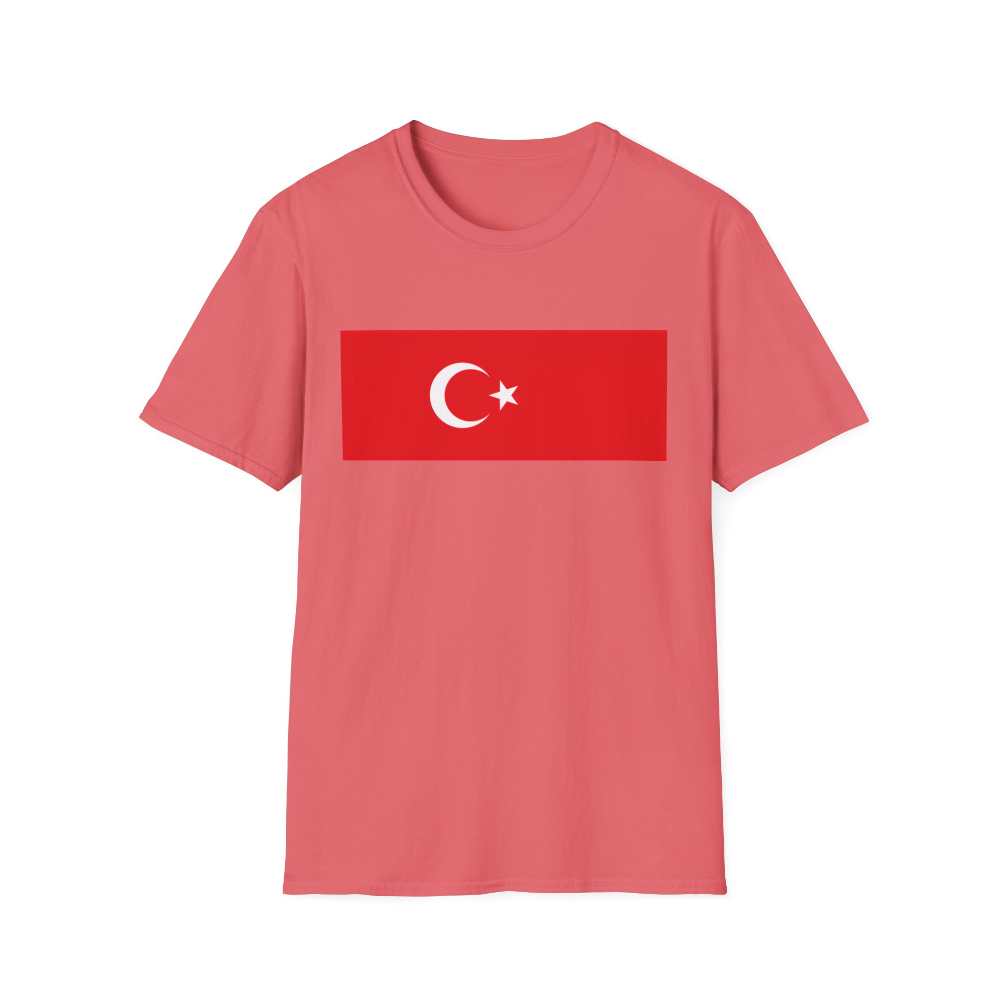 Republic of Turkiye Flag Graphic Unisex Cotton T-Shirt - Image 4