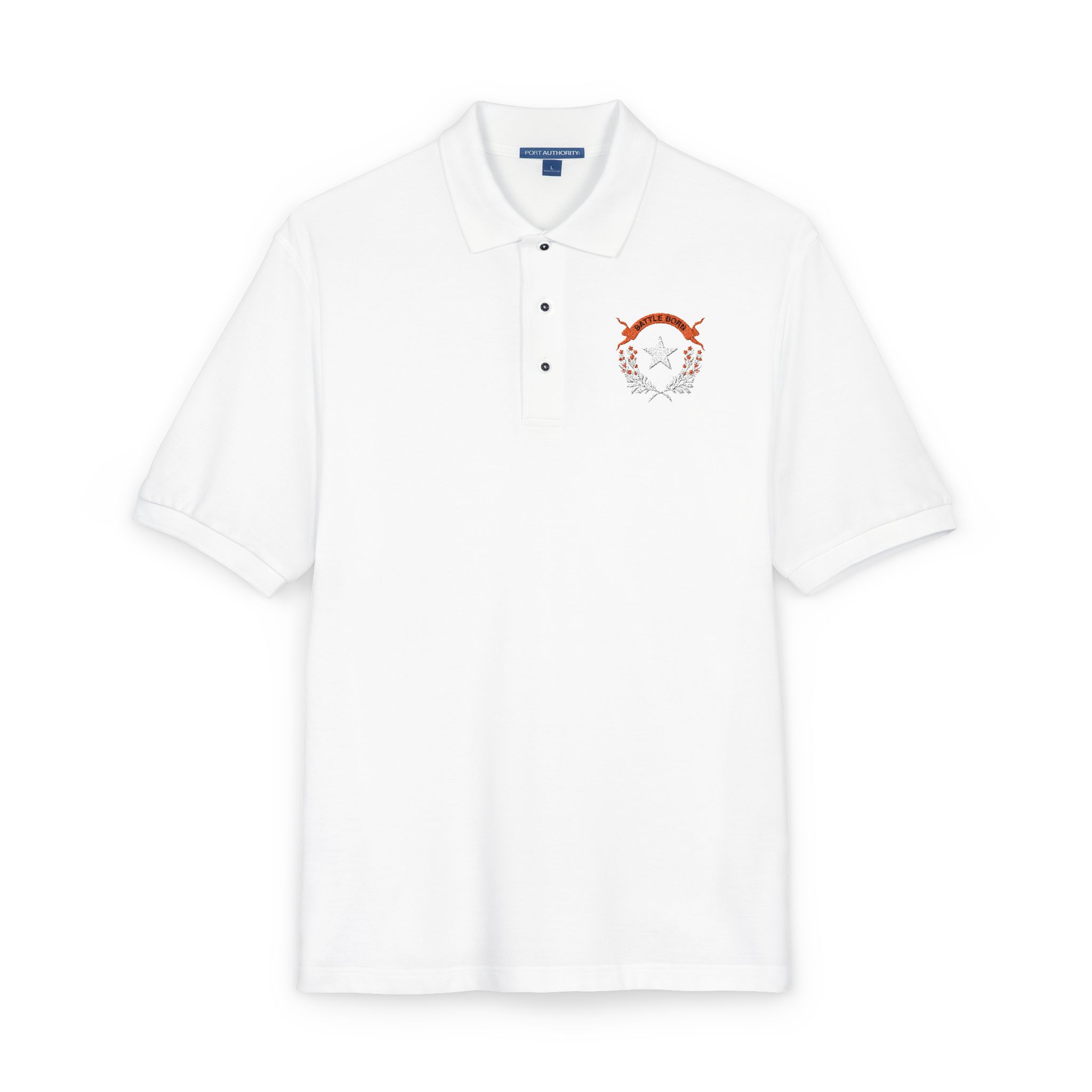 Embroidered Nevada "Battle Born" Logo Polo Shirt - Image 5