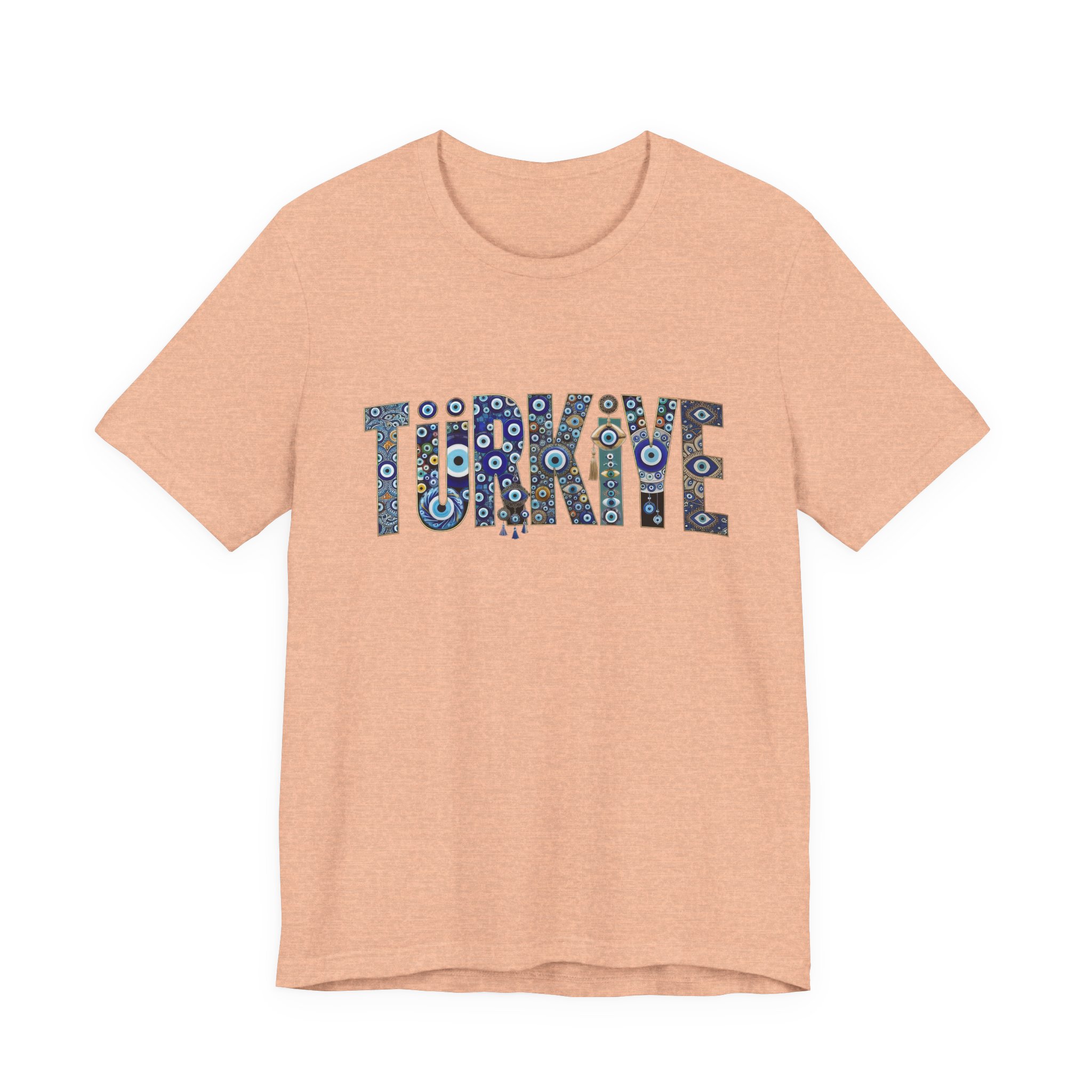 Turkiye Nazar Graphic T-shirt | Turkish Evil Eye Talisman Art - Image 9