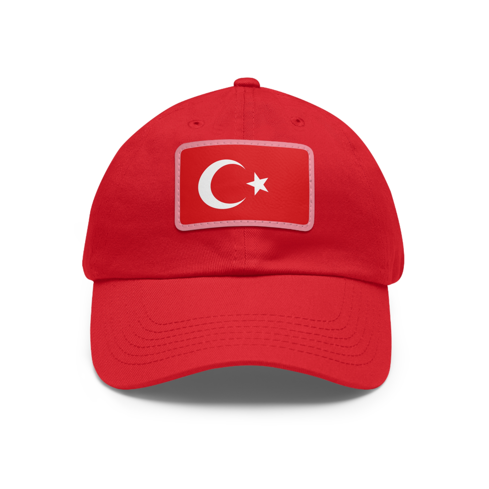 Turkish Flag Leather Patch Premium Baseball Cap (Unisex) - Image 14