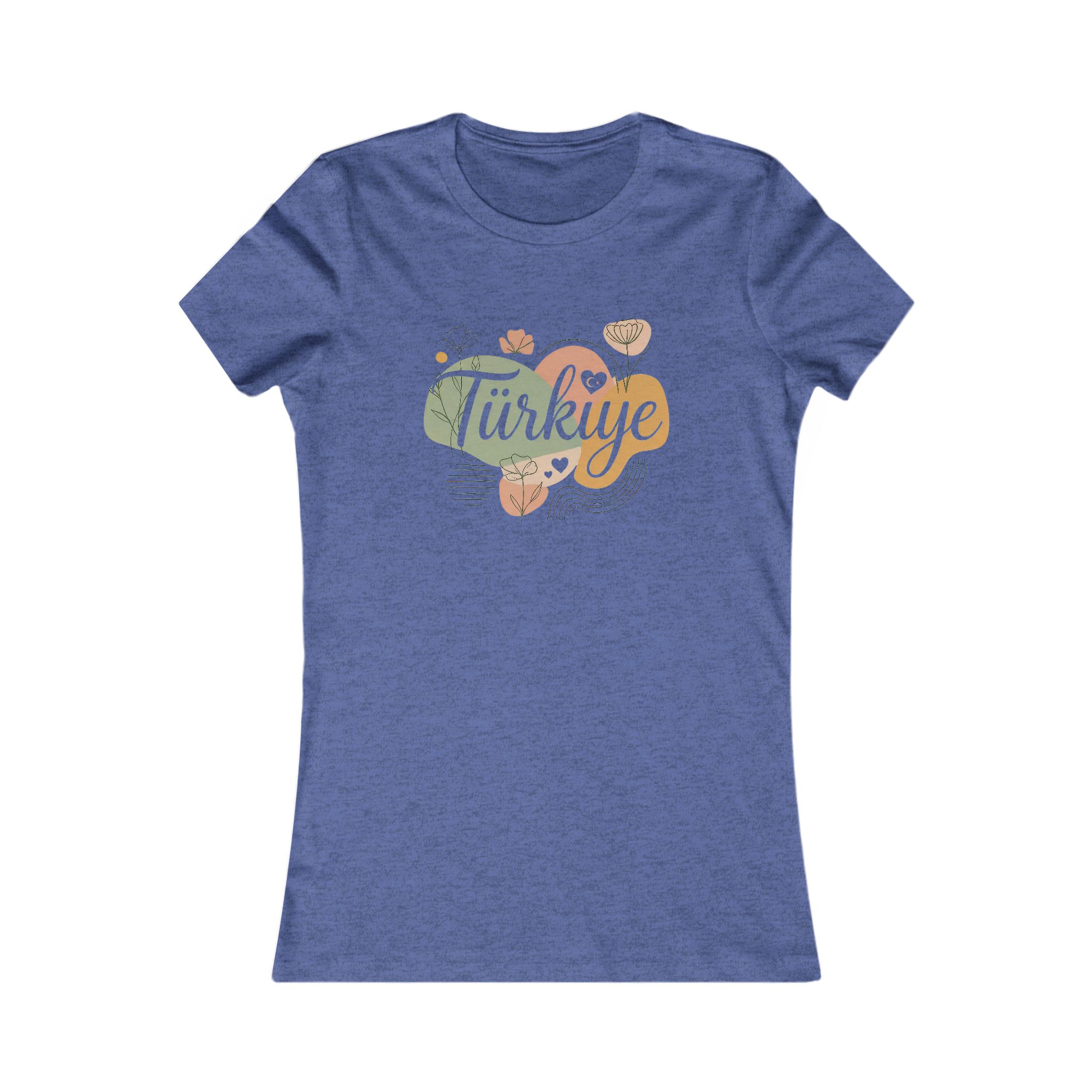 Boho Turkiye Floral Love Art – Women's Favorite T-Shirt - Image 9
