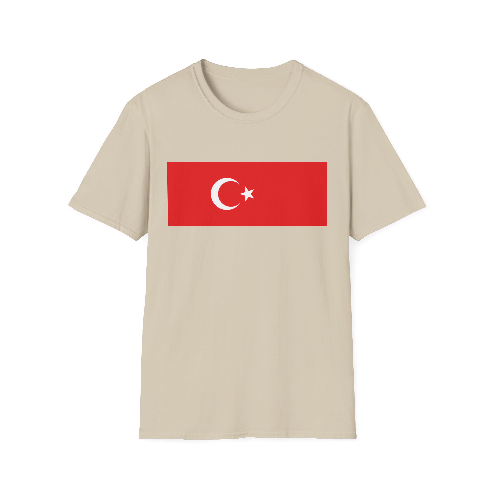 Republic of Turkiye Flag Graphic Unisex Cotton T-Shirt - Image 5