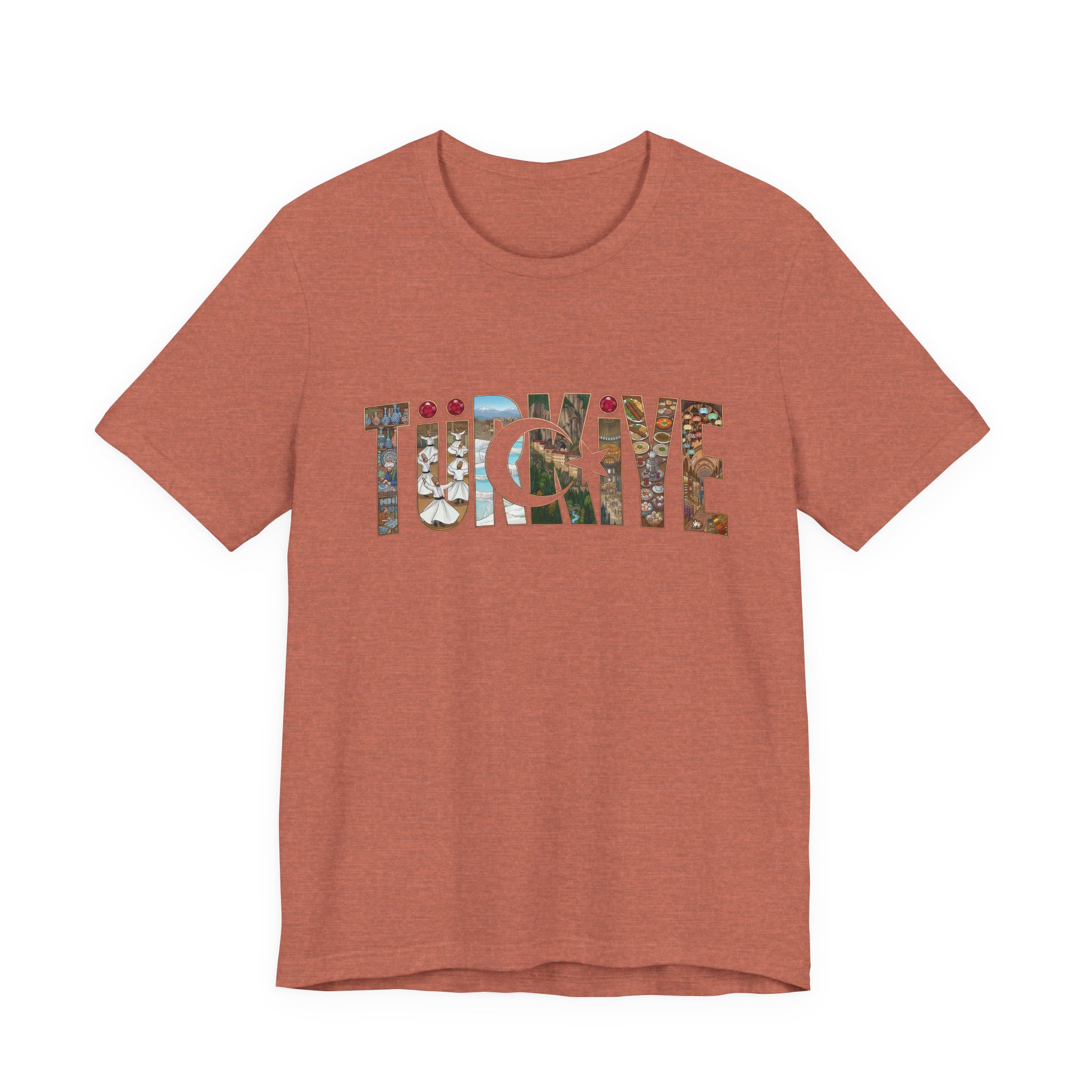 Turkiye Graphic Art T-shirt | Turkish Travel Souvenir Tee - Image 9