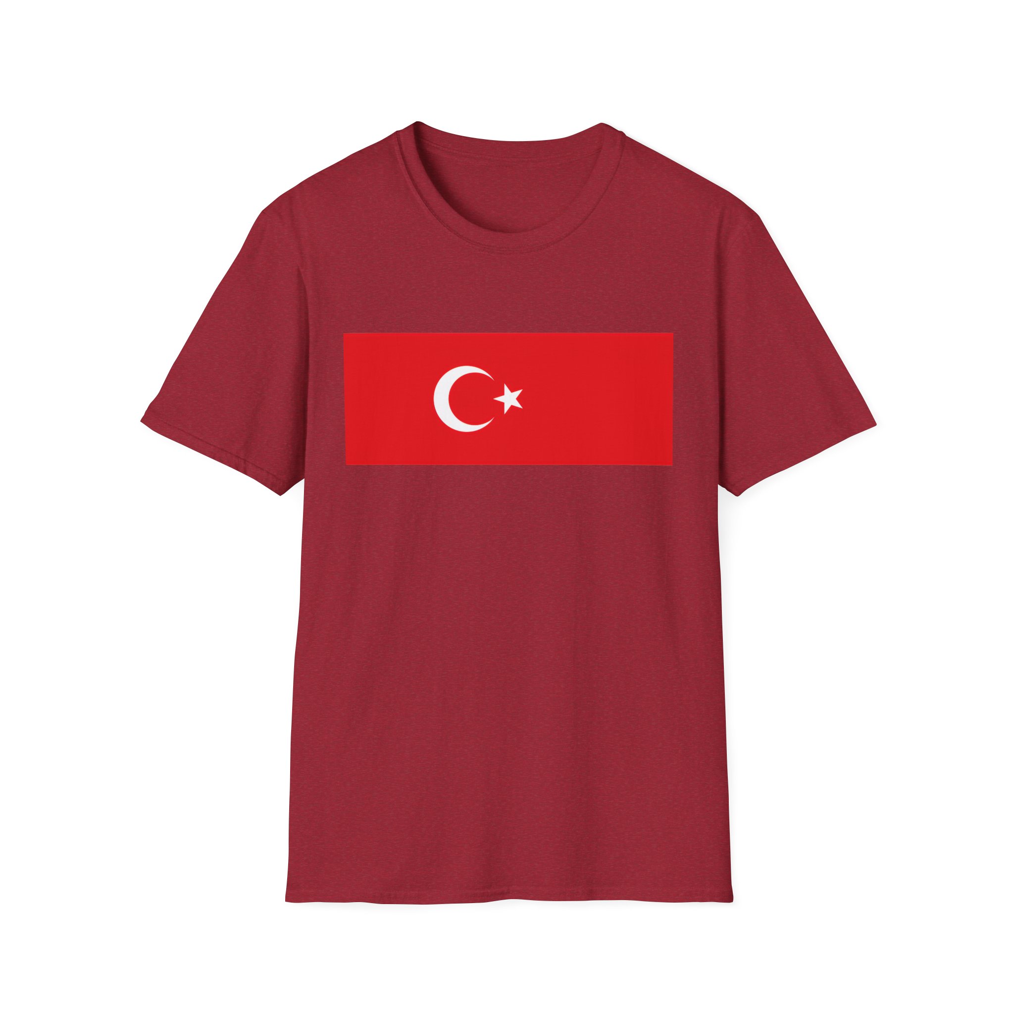 Republic of Turkiye Flag Graphic Unisex Cotton T-Shirt - Image 10