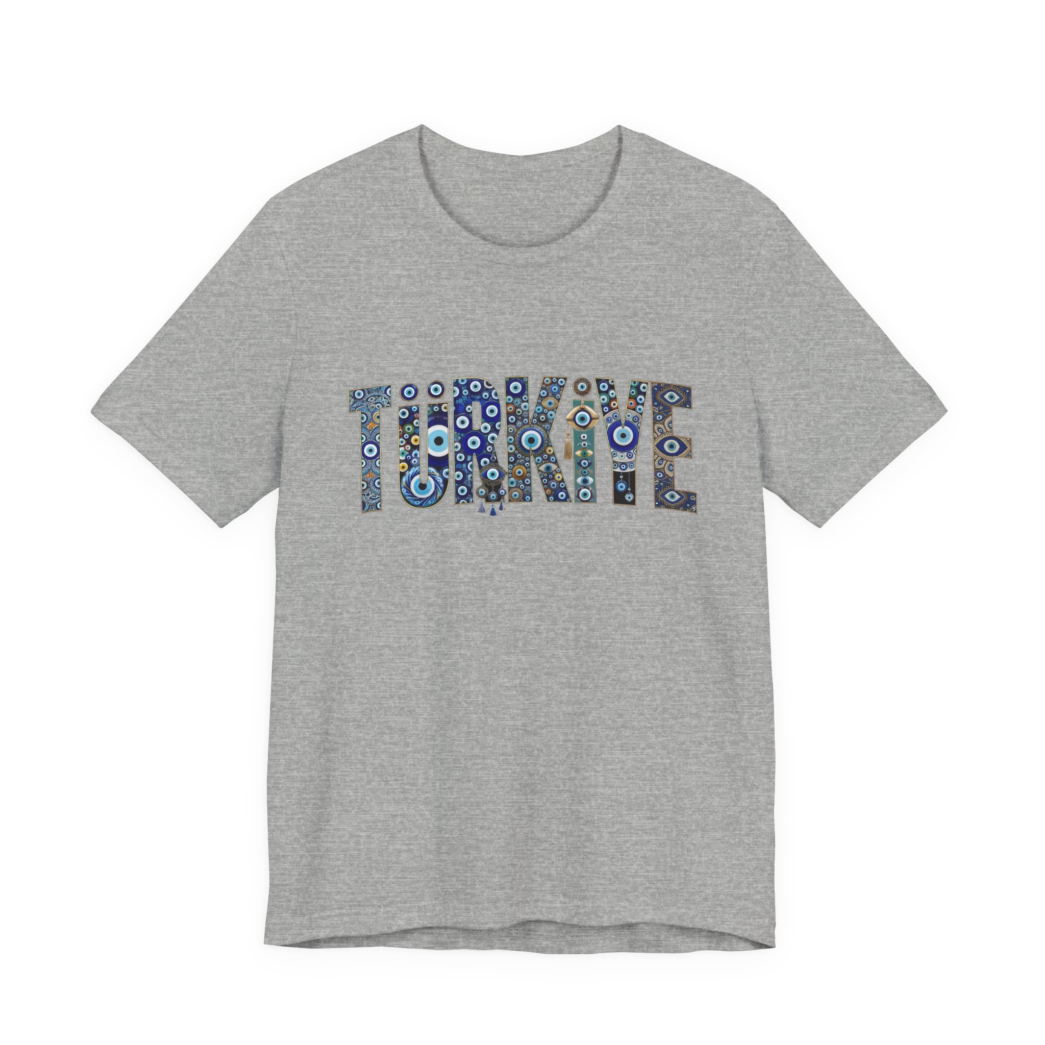 Turkiye Nazar Graphic T-shirt | Turkish Evil Eye Talisman Art - Image 17