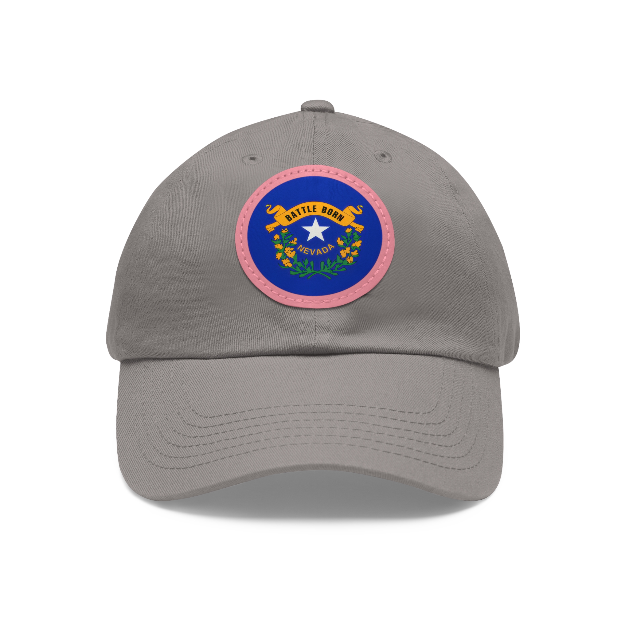 Nevada "Battle Born" Leather Patch Baseball Cap (Unisex) - Image 17