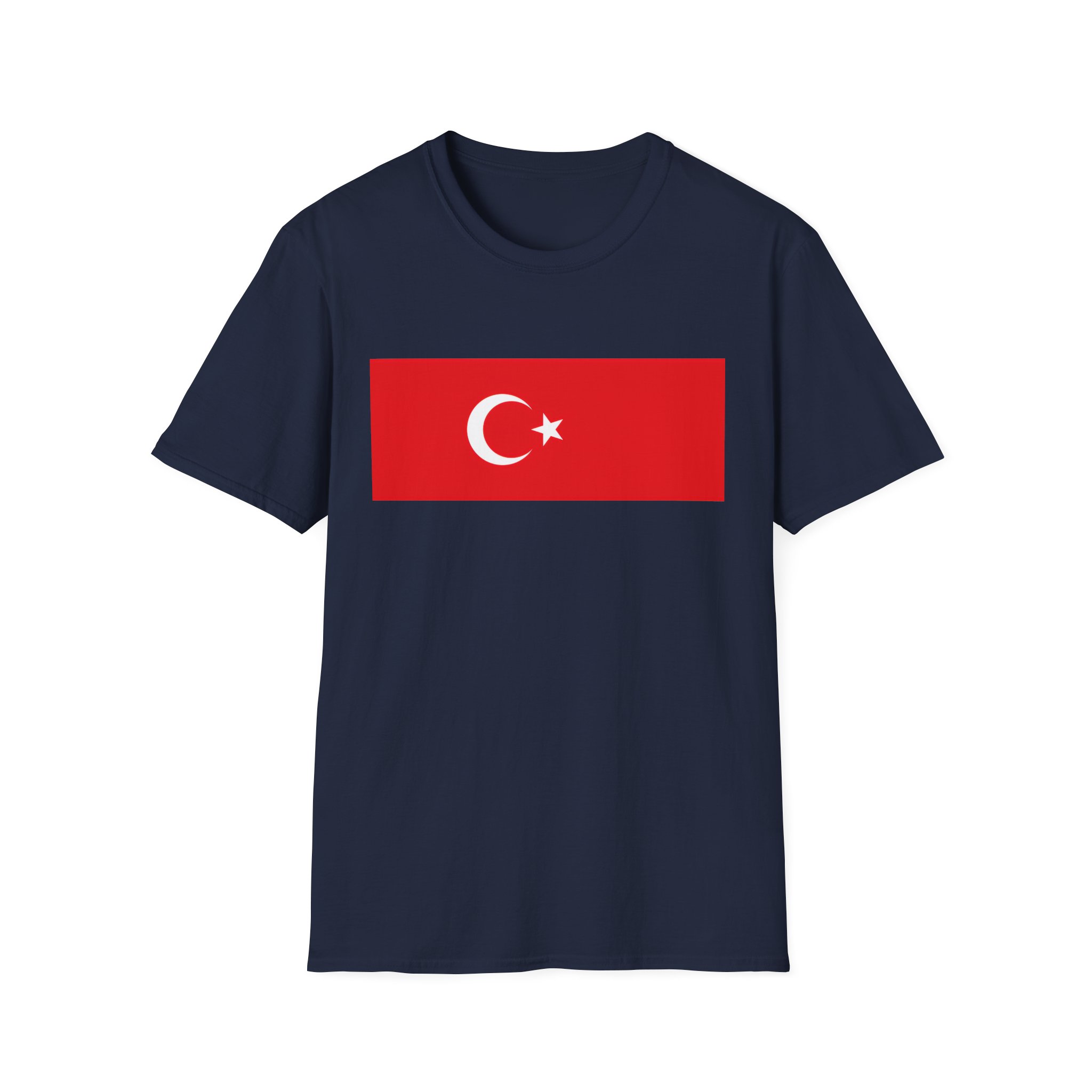 Republic of Turkiye Flag Graphic Unisex Cotton T-Shirt - Image 16