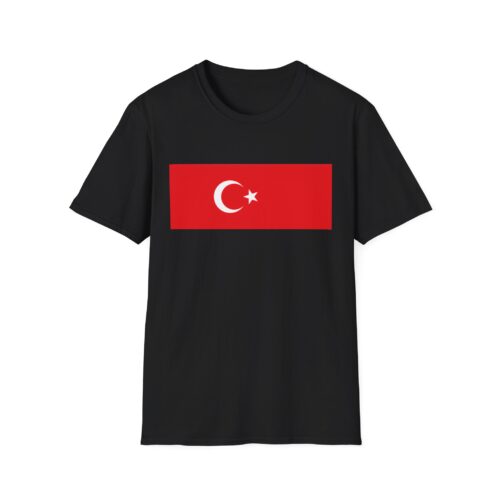 Republic of Turkiye Flag Graphic Unisex Cotton T-Shirt