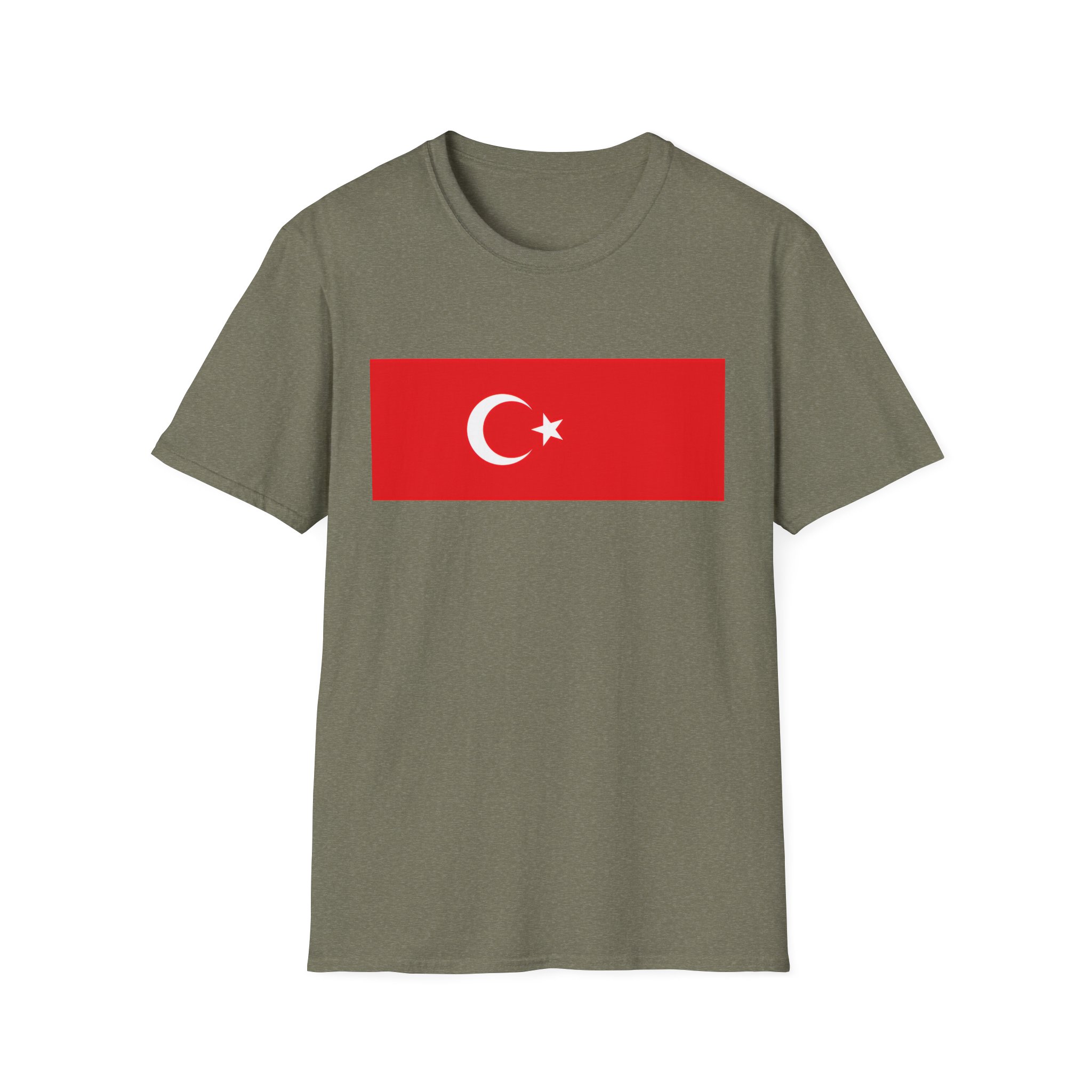 Republic of Turkiye Flag Graphic Unisex Cotton T-Shirt - Image 3