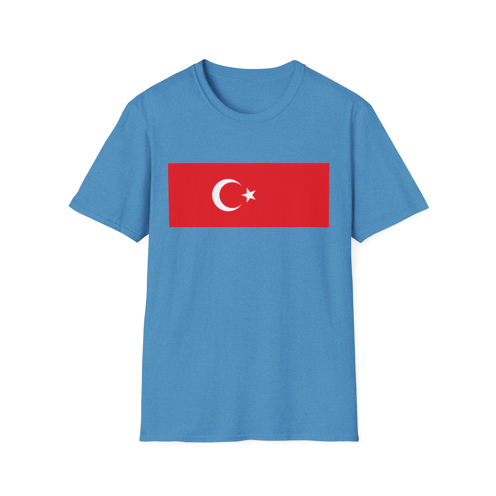 Republic of Turkiye Flag Graphic Unisex Cotton T-Shirt - Image 7