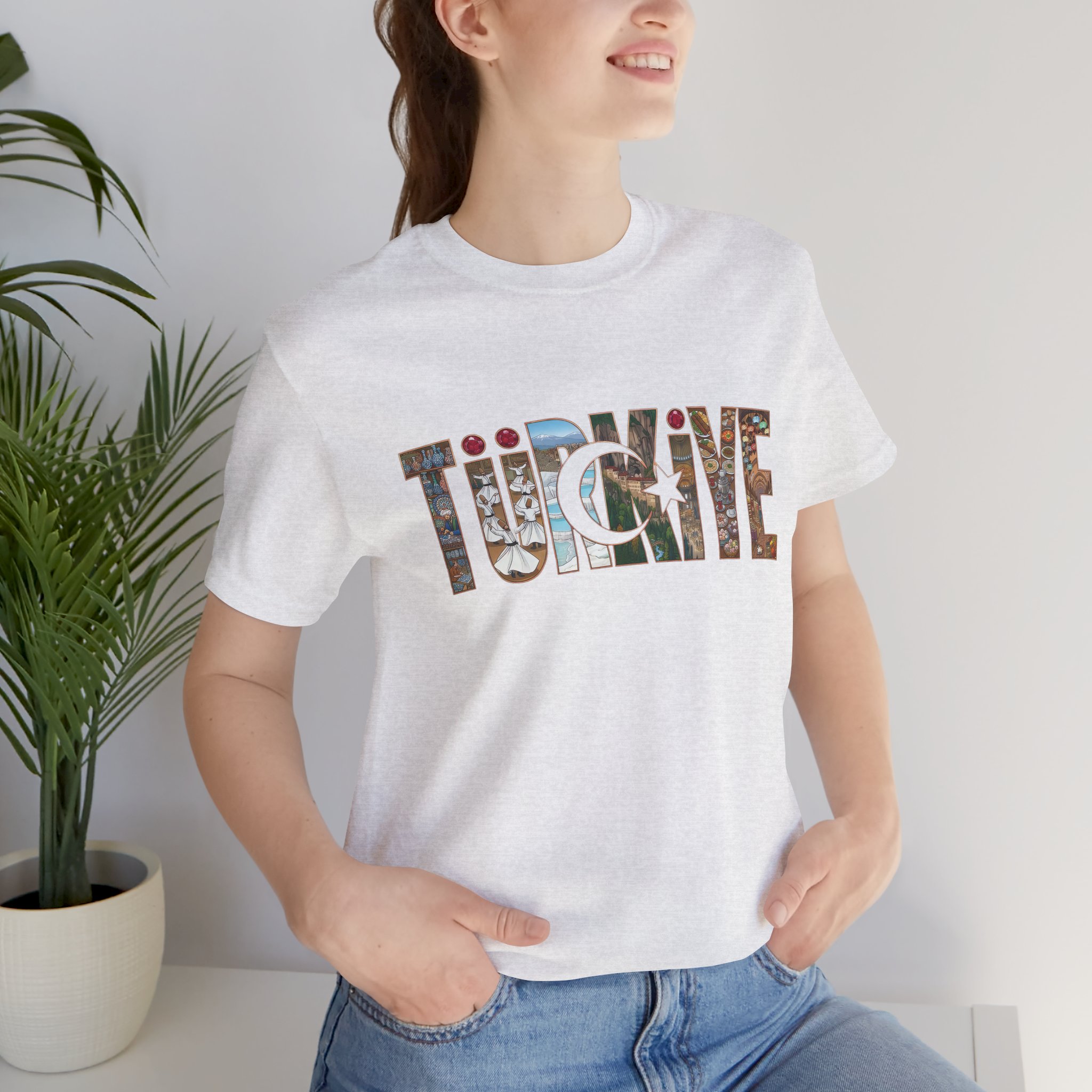 Turkiye Graphic Art T-shirt | Turkish Travel Souvenir Tee - Image 6