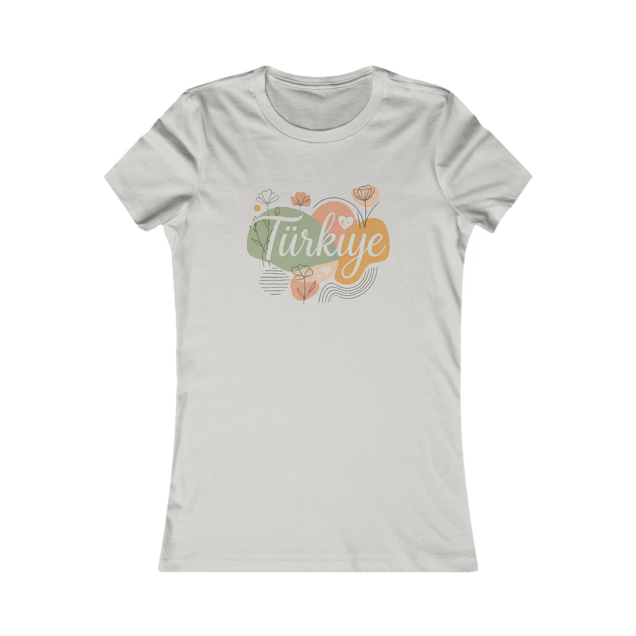 Boho Turkiye Floral Love Art – Women's Favorite T-Shirt - Image 6