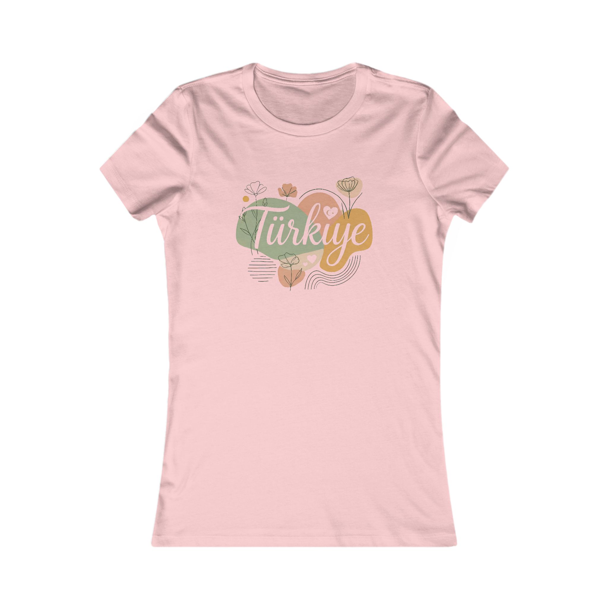 Boho Turkiye Floral Love Art – Women's Favorite T-Shirt - Image 10
