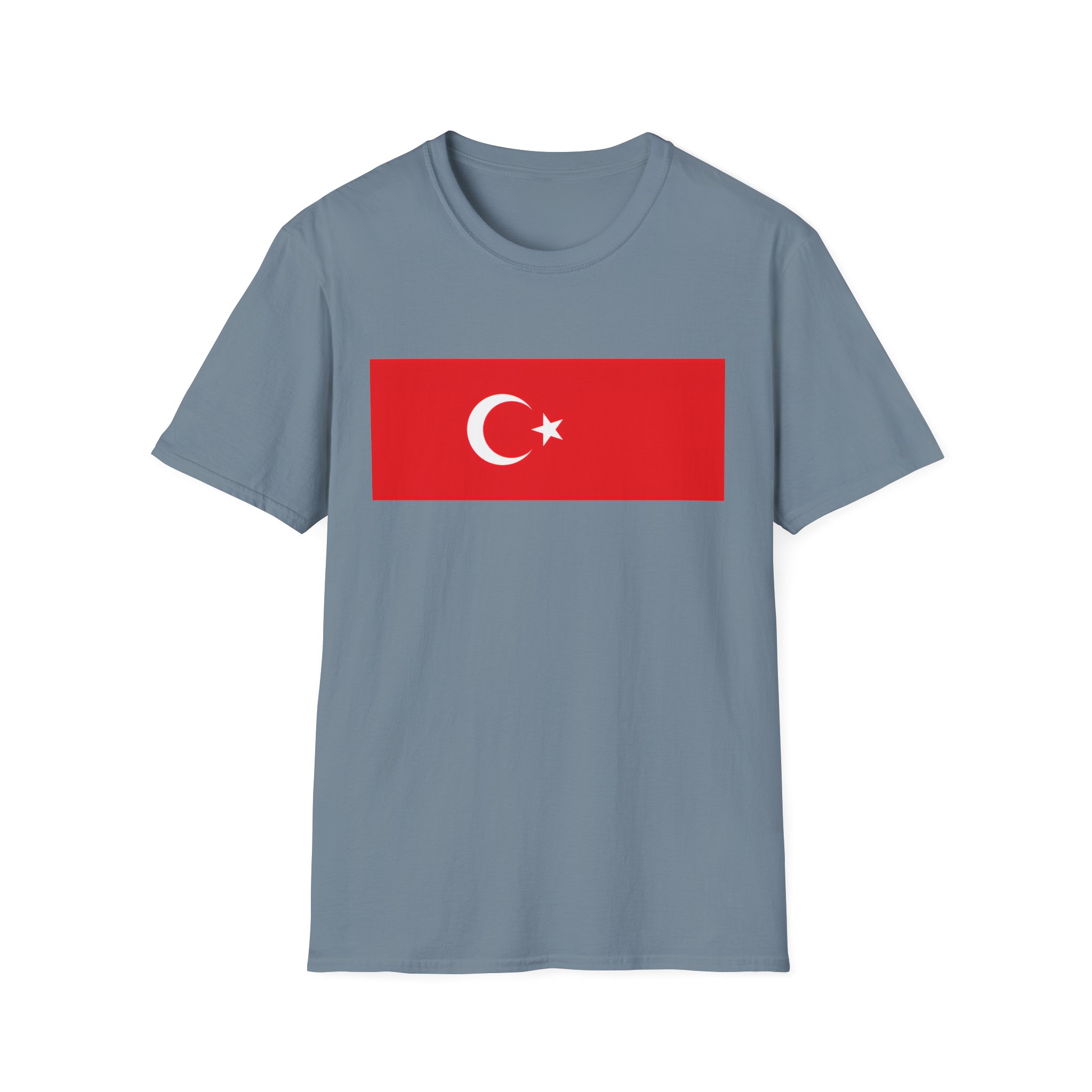 Republic of Turkiye Flag Graphic Unisex Cotton T-Shirt - Image 8