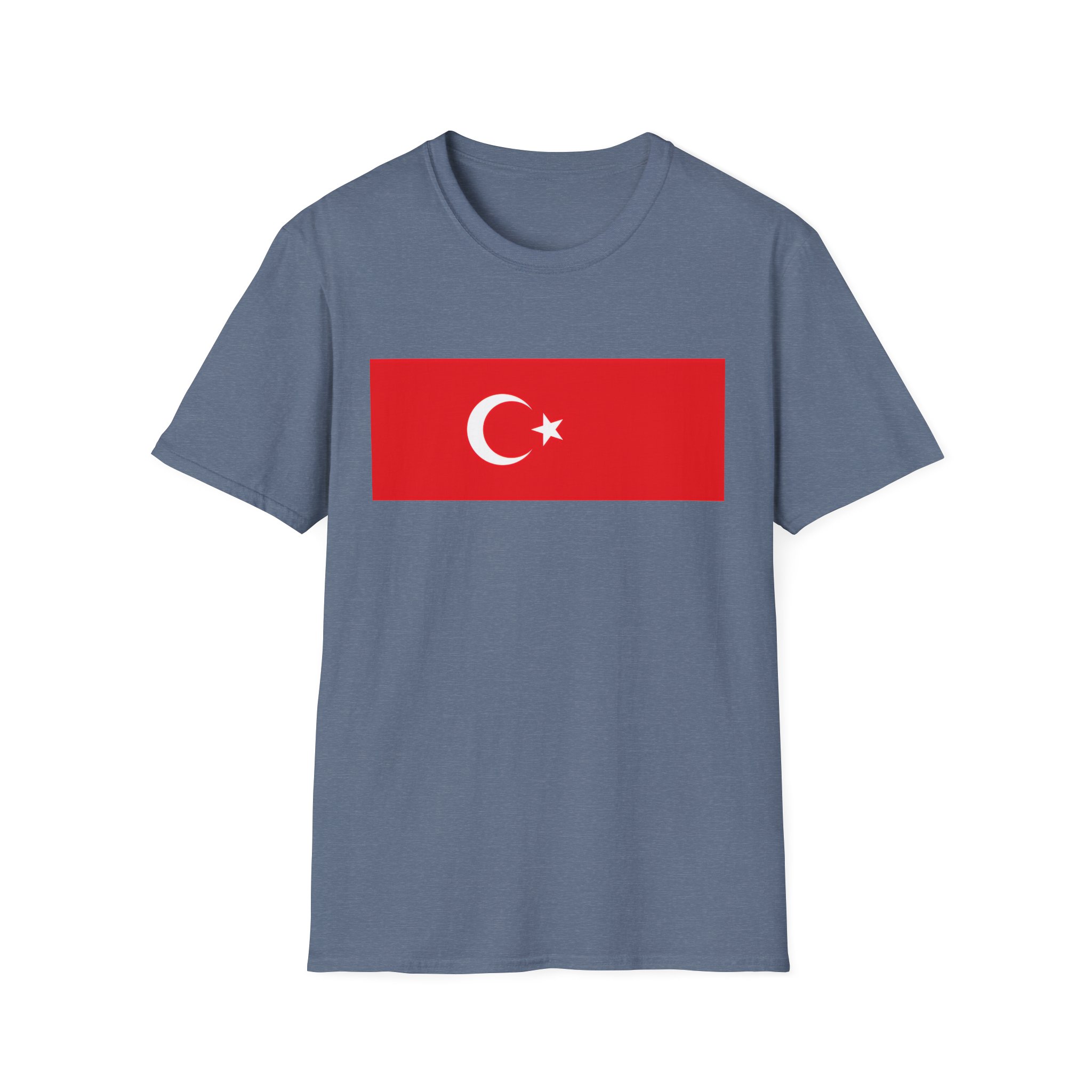 Republic of Turkiye Flag Graphic Unisex Cotton T-Shirt - Image 9