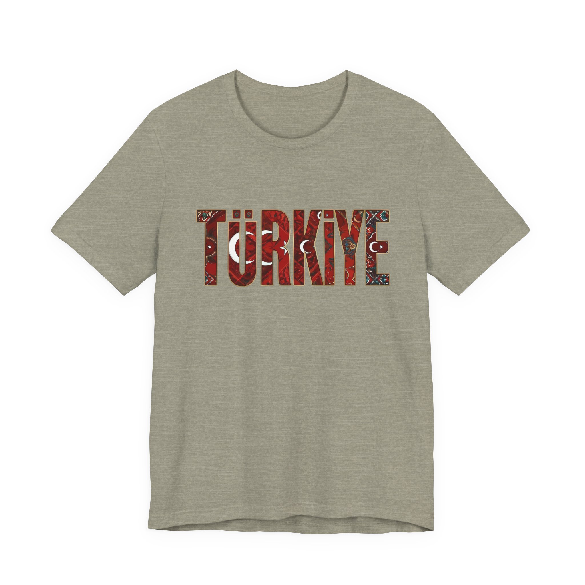 Turkiye Heritage Graphic T-shirt – Crimson Crescent & Star - Image 11