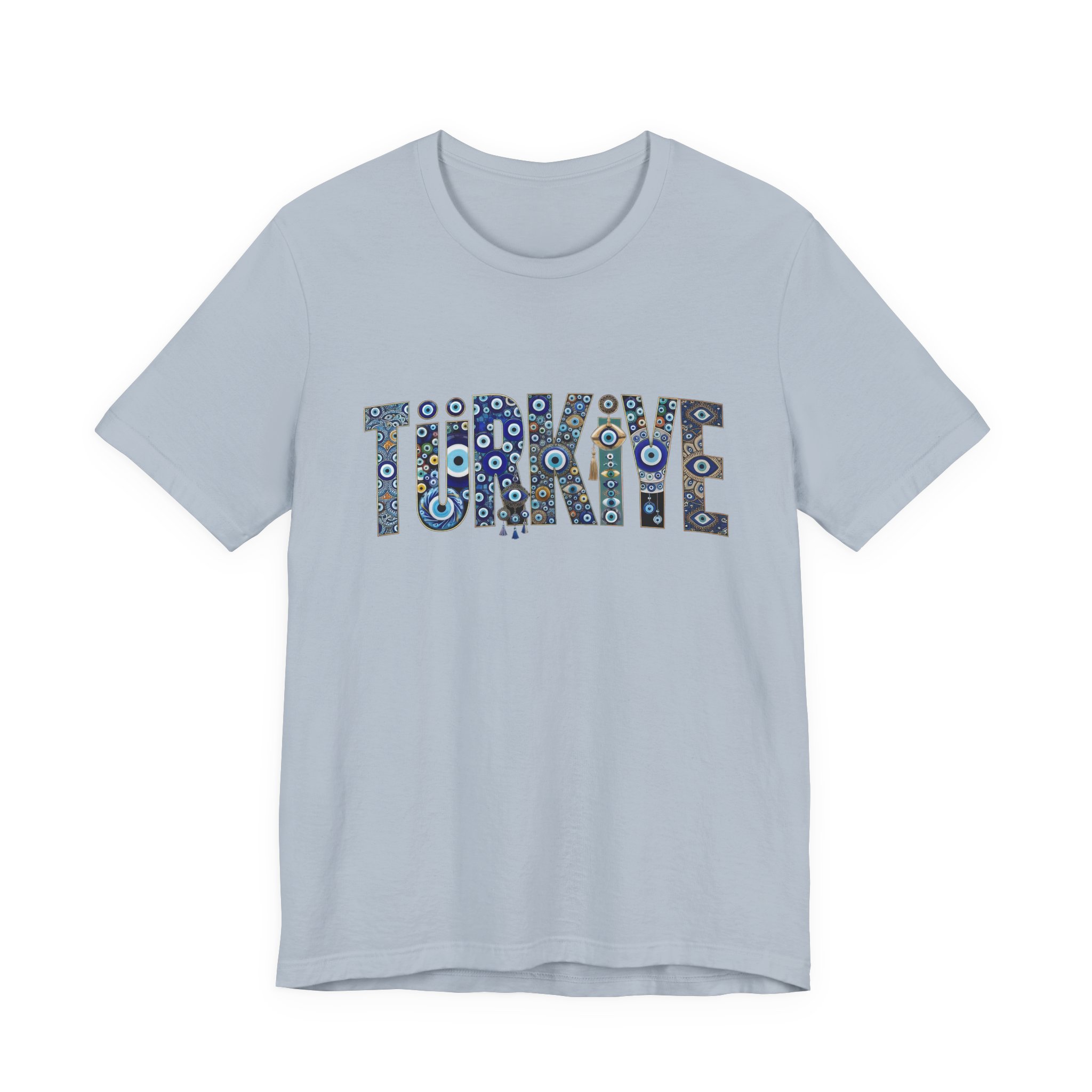 Turkiye Nazar Graphic T-shirt | Turkish Evil Eye Talisman Art - Image 15