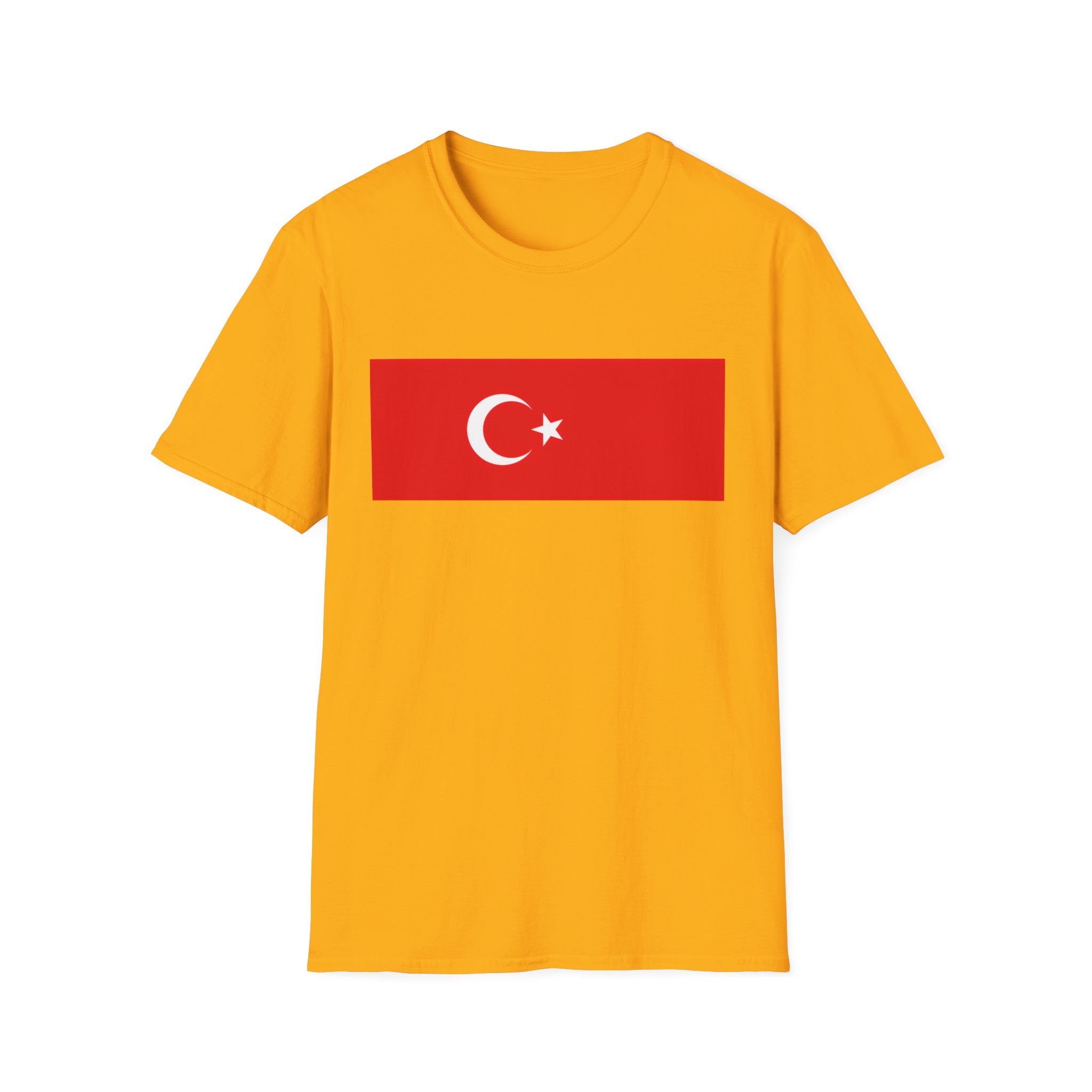 Republic of Turkiye Flag Graphic Unisex Cotton T-Shirt - Image 14