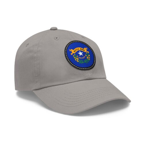 Nevada "Battle Born" Leather Patch Baseball Cap (Unisex)