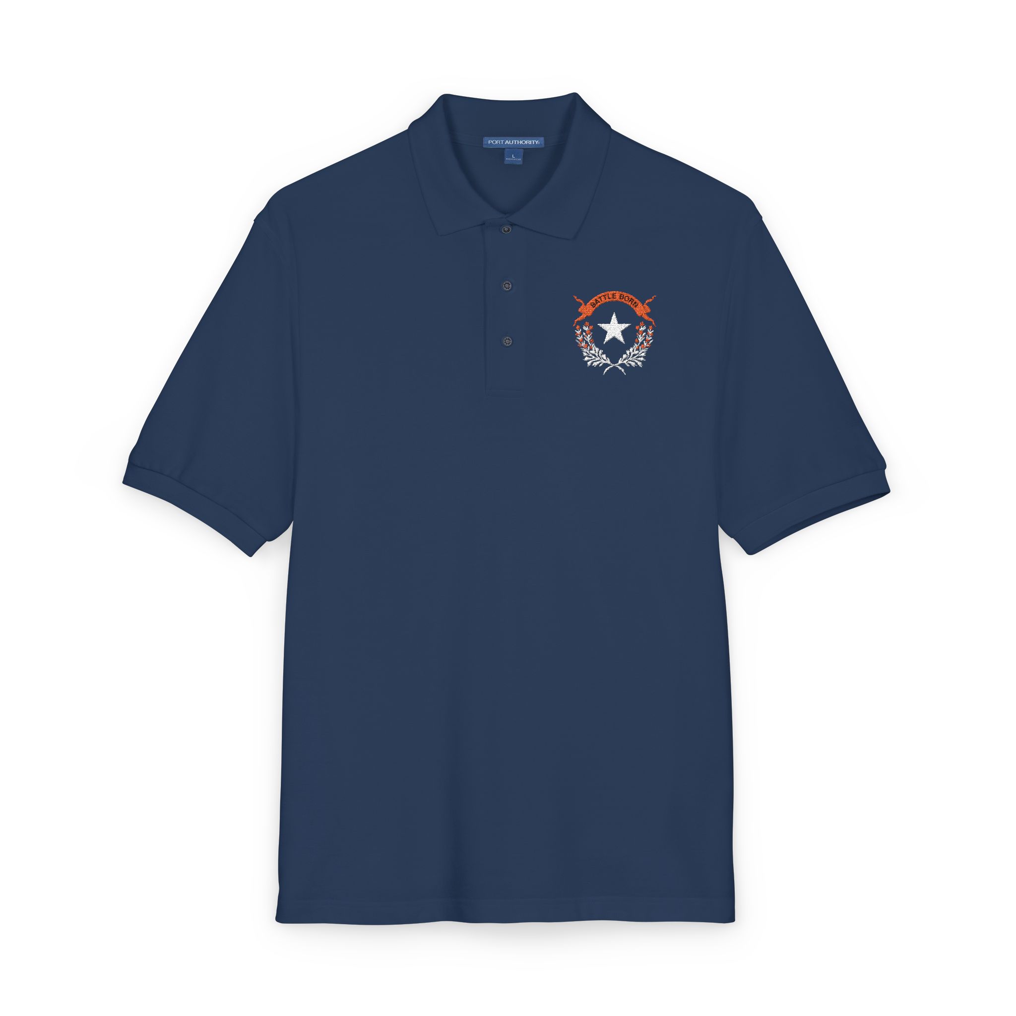 Embroidered Nevada "Battle Born" Logo Polo Shirt - Image 7