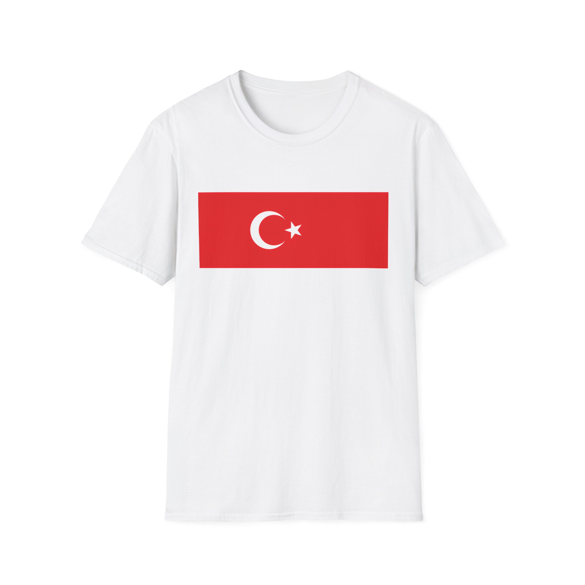Republic of Turkiye Flag Graphic Unisex Cotton T-Shirt - Image 11
