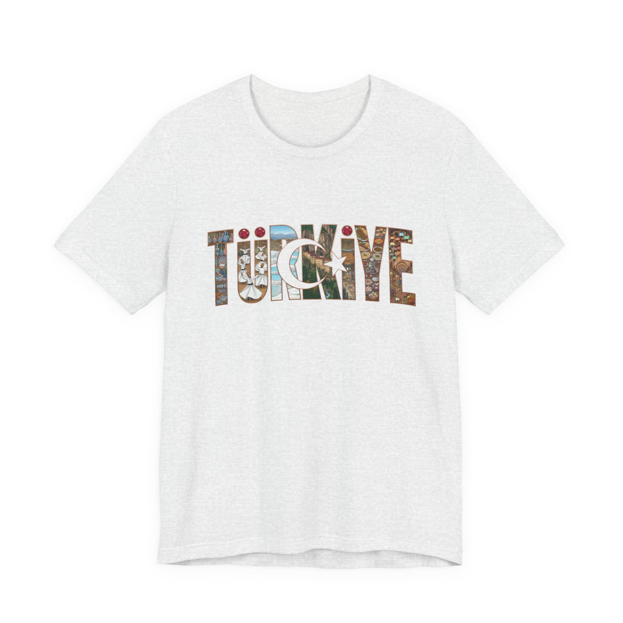 Turkiye Graphic Art T-shirt | Turkish Travel Souvenir Tee - Image 5