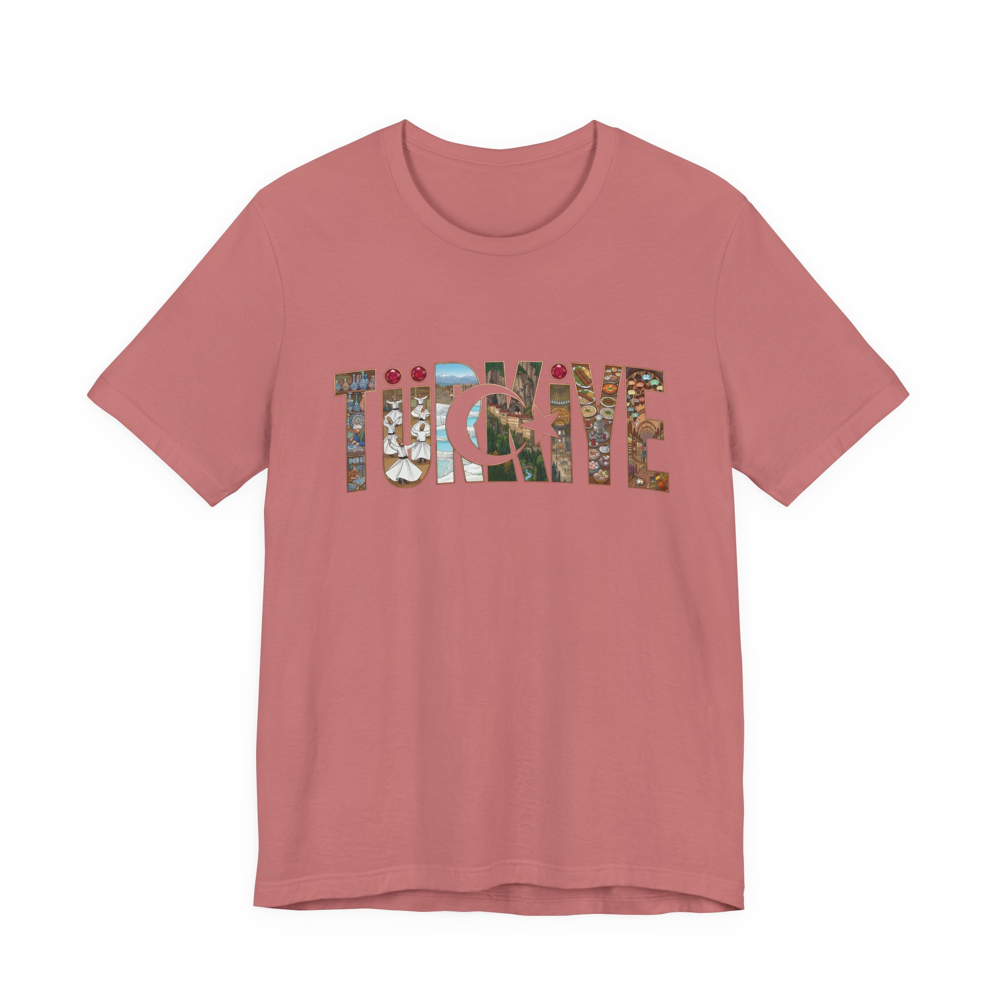 Turkiye Graphic Art T-shirt | Turkish Travel Souvenir Tee - Image 8