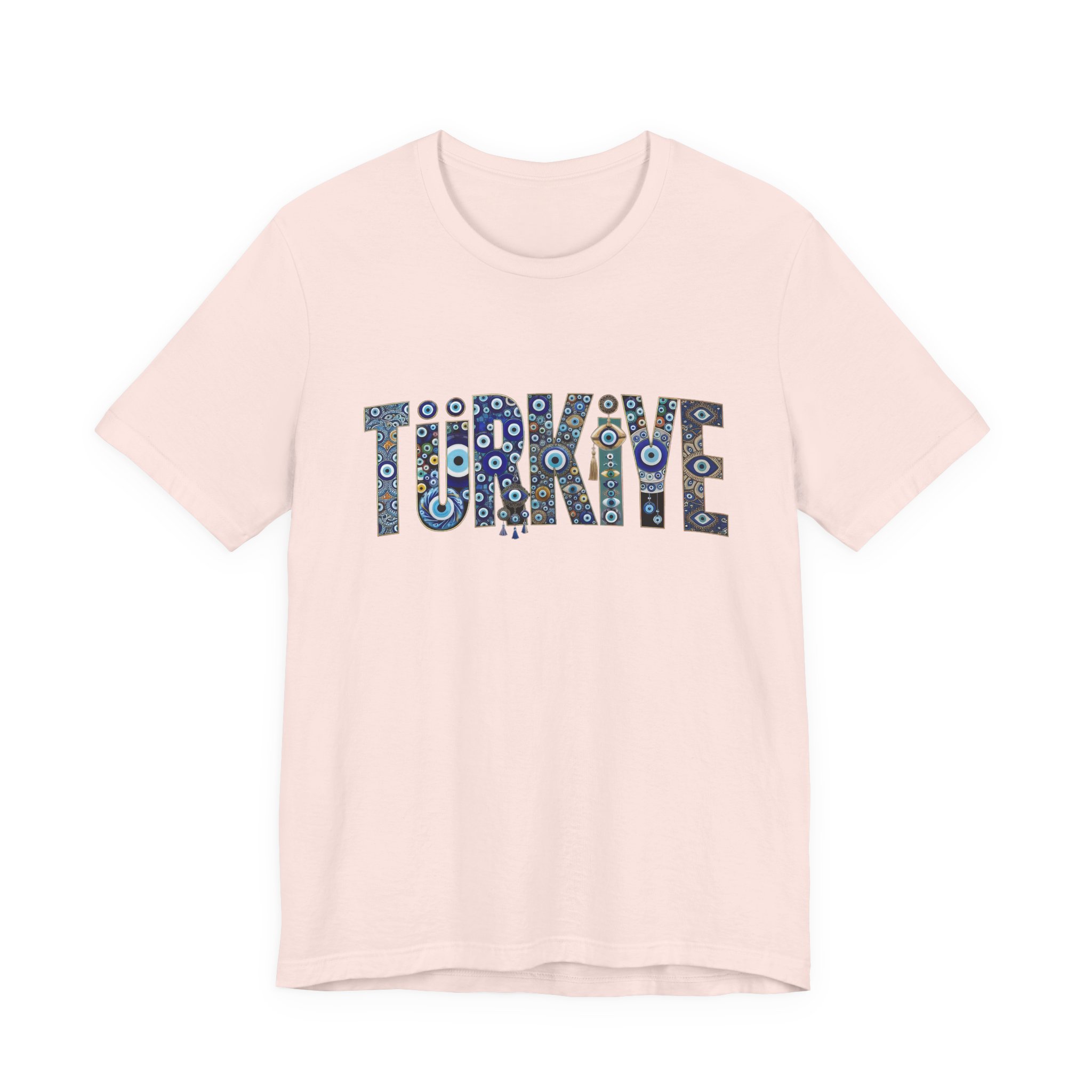 Turkiye Nazar Graphic T-shirt | Turkish Evil Eye Talisman Art - Image 6