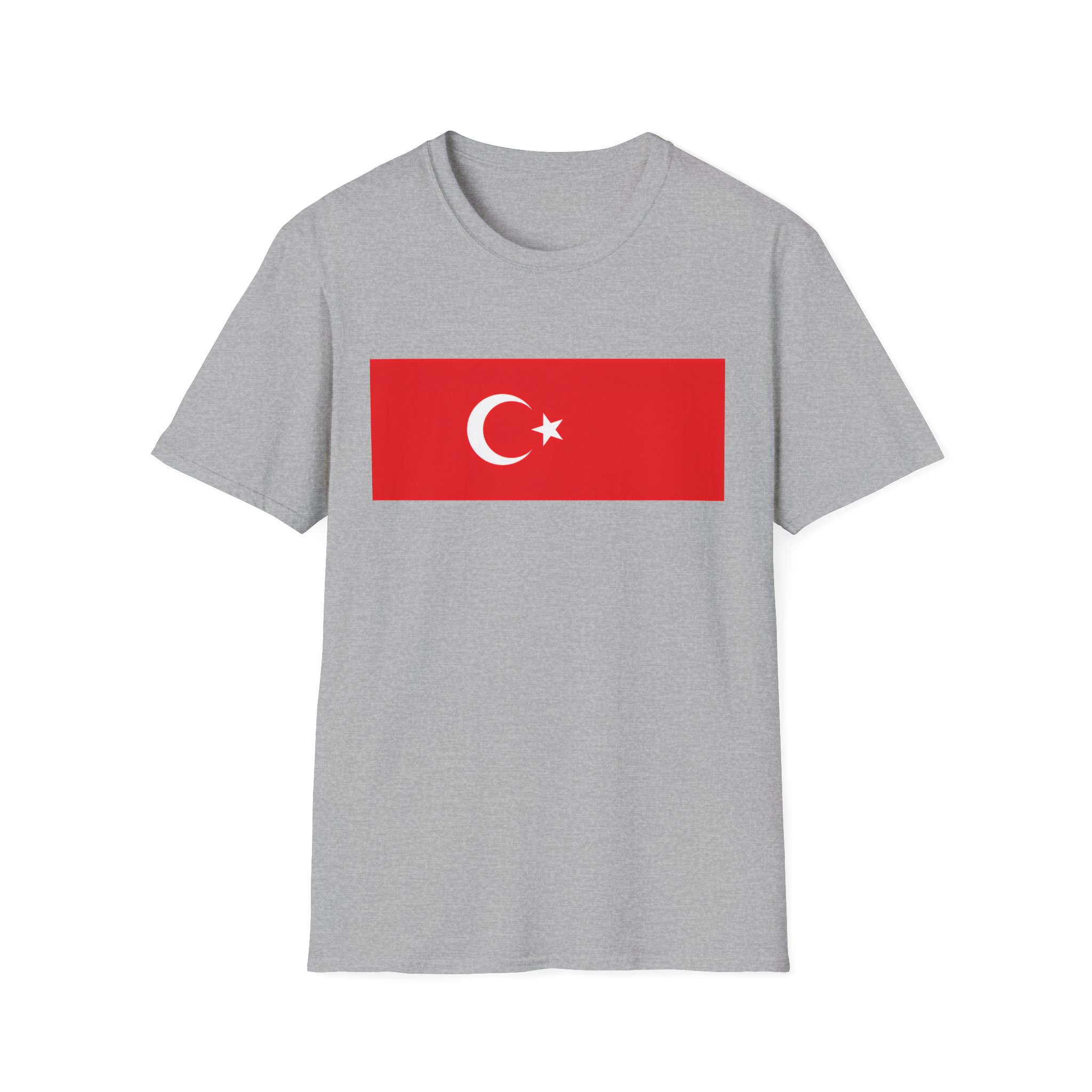 Republic of Turkiye Flag Graphic Unisex Cotton T-Shirt - Image 6