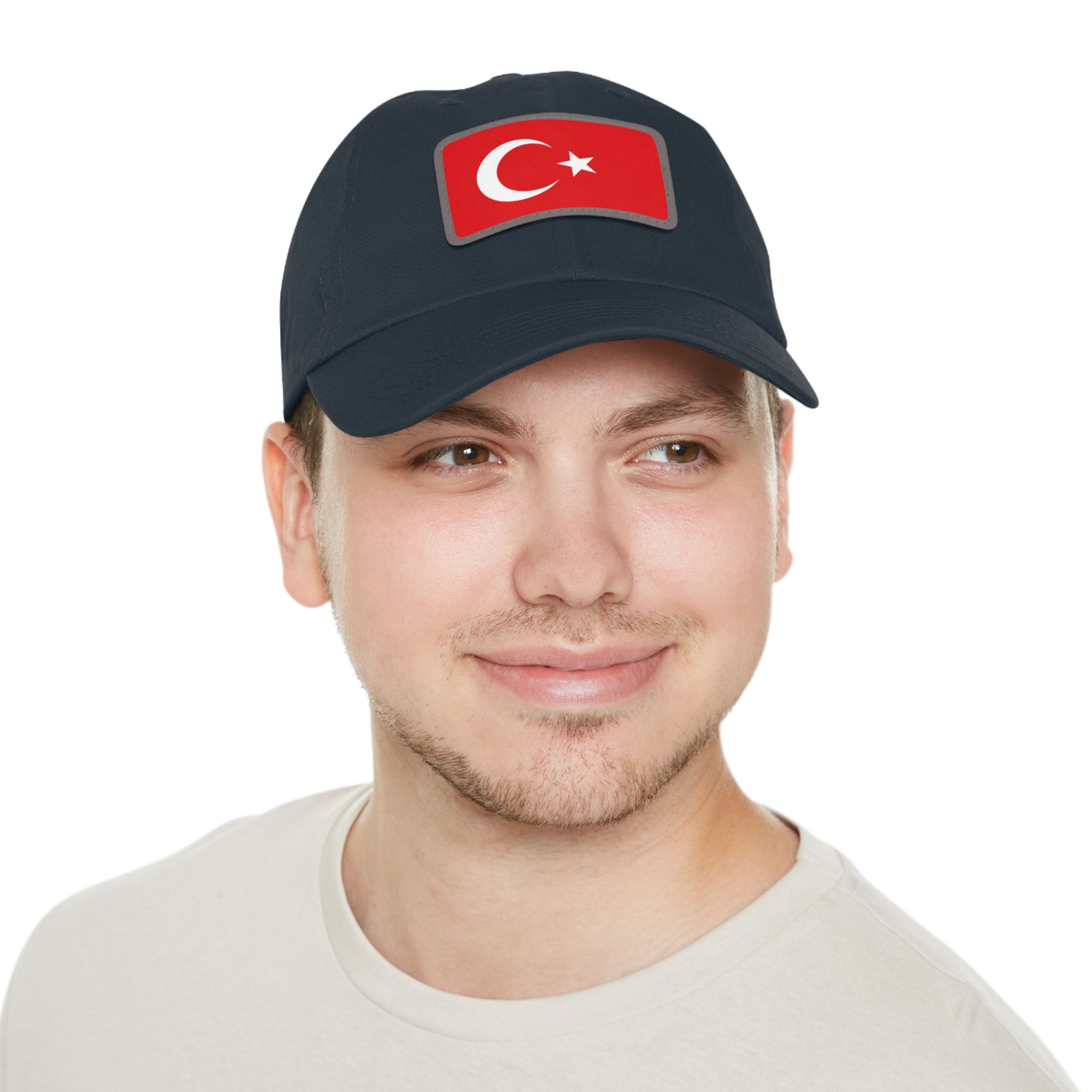 Turkish Flag Leather Patch Premium Baseball Cap (Unisex) - Image 11