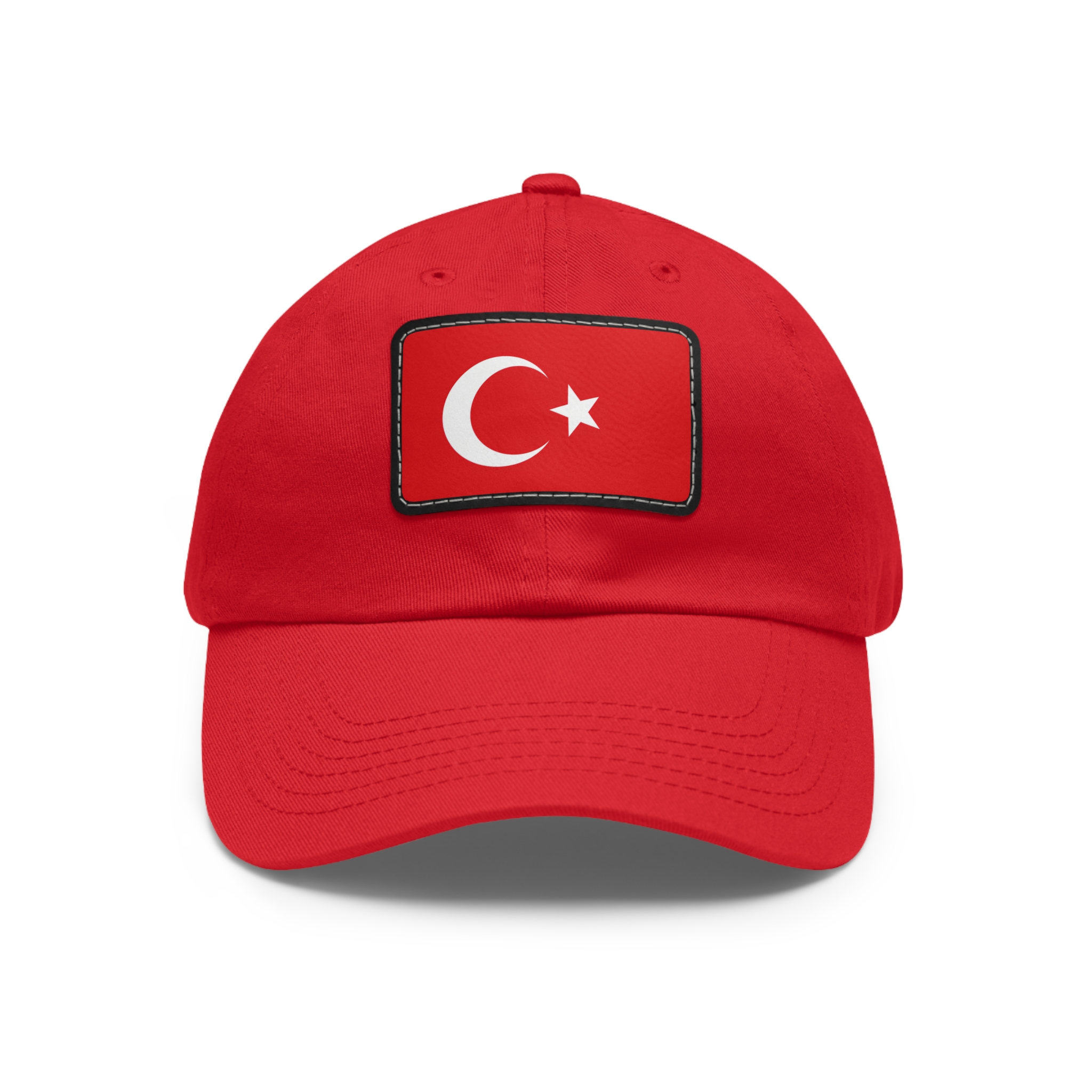 Turkish Flag Leather Patch Premium Baseball Cap (Unisex) - Image 13